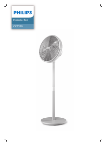 Manuale Philips CX2550 Ventilatore