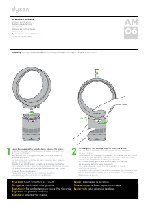 Brugsanvisning Dyson AM06 Ventilator