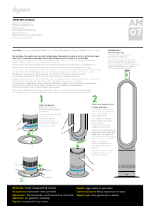 Instrukcja Dyson AM07 Wentylator