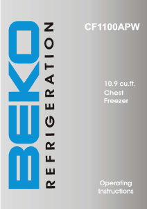 Manual BEKO CF 1100 AP Freezer