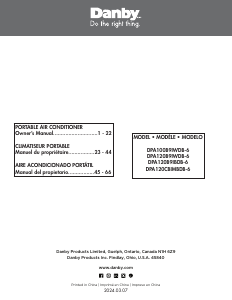 Manual Danby DPA120CBIMBDB-6 Air Conditioner