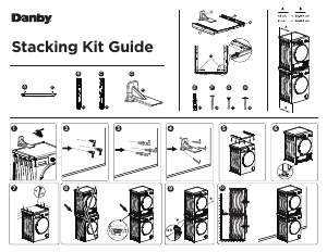 Handleiding Danby DLS024D3WDB Stapelkit