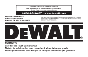 Handleiding DeWalt DWMT70778 Verfspuit
