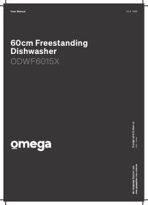 Manual Omega ODWF6015X Dishwasher