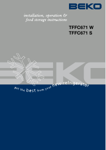 Manual BEKO TFFC 671 Freezer