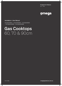 Manual Omega OCGG604WB Hob