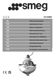 Handleiding Smeg CF33WE Koel-vries combinatie