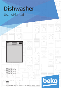 Manual BEKO DFN 05R10 Dishwasher