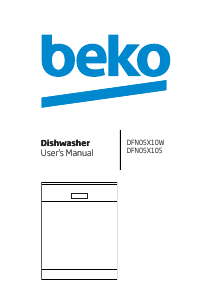 Manual BEKO DFN 05X10 Dishwasher