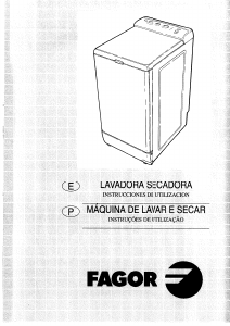 Manual de uso Fagor F 160 S Selecta Lavasecadora