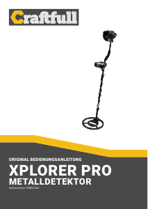 Bedienungsanleitung Craftfull Xplorer Pro Metalldetektor