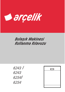 Kullanım kılavuzu Arçelik 6254 I Bulaşık makinesi