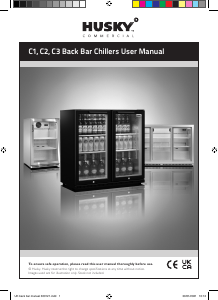 Manual Husky C2H-900-BN-UK-HU Refrigerator