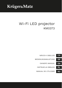 Instrukcja Krüger and Matz KM0373 Projektor
