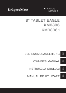 Manual Krüger and Matz KM0806.1 Tablet