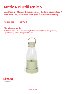 Manuale Livoo DOP241M Frullatore