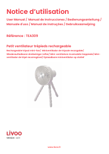 Manuale Livoo TEA309W Ventilatore