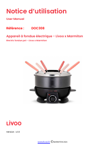 Handleiding Livoo DOC308 Fondueset