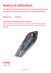 Manual Livoo DOH137G Handheld Vacuum