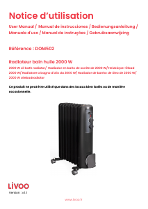 Manual Livoo DOM502 Heater