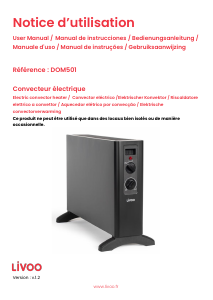 Manual Livoo DOM501 Heater