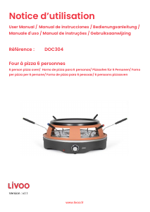 Manual Livoo DOC304 Pizza Maker