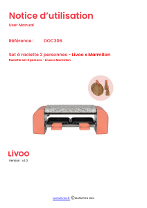 Handleiding Livoo DOC306 Gourmetstel