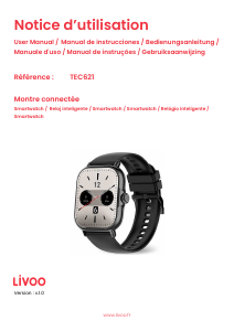 Handleiding Livoo TEC621 Smartwatch