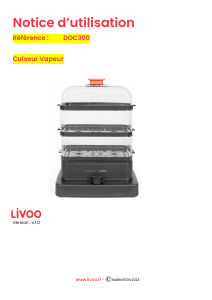Mode d’emploi Livoo DOC300 Cuiseur vapeur