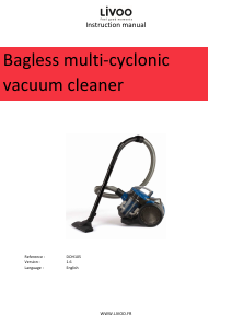 Manual Livoo DOH105B-OC Vacuum Cleaner