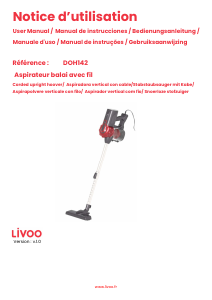 Mode d’emploi Livoo DOH142 Aspirateur