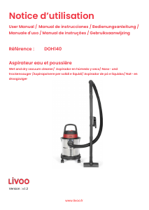 Manual Livoo DOH140 Vacuum Cleaner