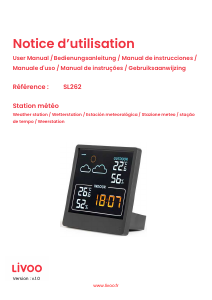 Manuale Livoo SL262 Stazione meteorologica