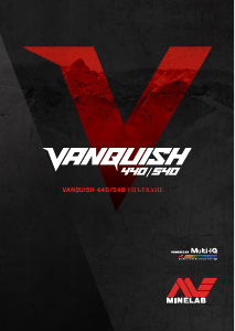 Наръчник Minelab Vanquish 540 Метален детектор