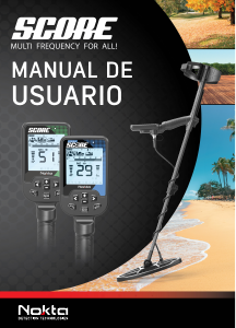 Manual de uso Nokta Score Detector de metales