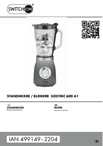 Bedienungsanleitung Switch On SOSTMC 600 A1 Standmixer