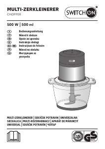 Bedienungsanleitung Switch On CH-C0401 Universalzerkleinerer