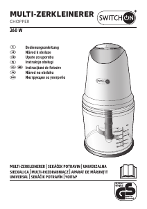 Instrukcja Switch On CH-B0401 Rozdrabniacz kuchenny