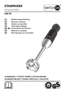 Instrukcja Switch On HB-G0202 Blender ręczny