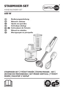 Instrukcja Switch On HB-H1911 Blender ręczny