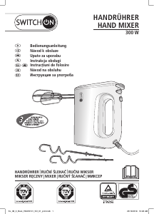 Návod Switch On HM-E0101 Ručný šľahač