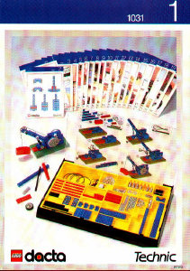 Käyttöohje Lego set 1031 Technic Rakennussuunnitelmat