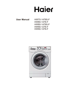 Manual Haier HW80-1479-F Washing Machine