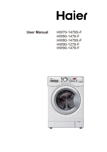 Manual Haier HW80-1479S-F Washing Machine