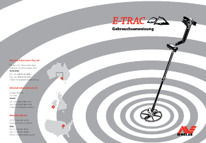 Bedienungsanleitung Minelab E-TRAC Metalldetektor