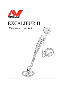 Manuale Minelab Excalibur II Rilevatore di metalli