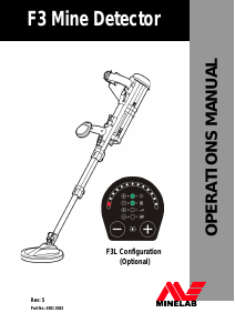 Priručnik Minelab F3 Detektor metala