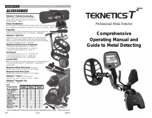 Manual Teknetics T2 Metal Detector