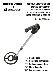 Handleiding Bresser 9820401 Freek Vonk Metaaldetector