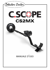 Manuale C.Scope CS2MX Rilevatore di metalli
